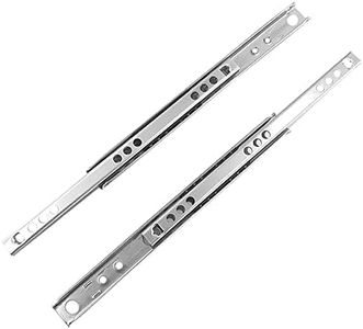 BE-TOOL Drawer Runners B17mm 2 Pack Metal Drawer Runners Ball Bearing Drawer Runners Furniture Drawer Runners Depth 246mm