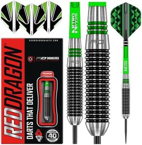 RED DRAGON Titan 2-40g Tungsten Darts Set with Flights and Stems