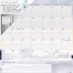 2024 Mindfulness by Stephanie Ryan Magnetic Family Calendar