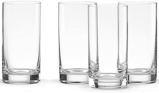 Lenox Tuscany Classics 4-Piece Highball Glass Set, 4 Count (Pack of 1), Clear