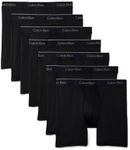 Calvin Klein Men's Micro Stretch 7-Pack Boxer Brief, 7 Black, Medium