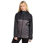 Peter Storm Cyclone Women's Waterproof Jacket with Fitted Hood and 2 Zipped Pockets, Womens Raincoat with Breathable Lining, Black, UK12