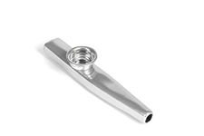 Metal Kazoo Guitar Ukulele Companion Kazoo Flute Kazoo Accompaniment Instrument Metal Kazoo Silver Kazoo