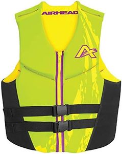 Airhead Adult Swoosh Kwik-Dry Neolite Flex Life Vest, Green, XX-Large