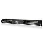 AC Infinity CLOUDPLATE T1, Rack Mount Fan Panel 1U, Exhaust Airflow, for cooling AV, Home Theater, Network 19” Racks