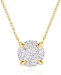 MEVECCO Dainty Gold Necklace For Wo