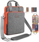 ZINZ Slim & Expandable Case 12.9 13 inch Travel Laptop Shoulder Bag for MacBook Air 13" M3/M2/M1, MacBook Pro 13" M2/M1, iPad Pro 12.9"/13"/11", iPad Air 13",L02G05