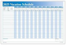 ComplyRight 2025 Full Vacation Schedule (36" X 24")