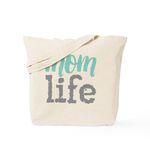 CafePress Mom Life Tote Bag Natural Canvas Tote Bag, Reusable Shopping Bag