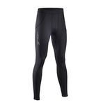 Sub Sports Fitted Cold Mens Thermal Fitted Baselayer Leggings/Tights Winter, L, Black Stealth