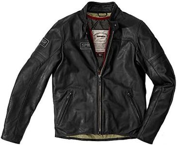 SPIDI Vintage Motorcycle Leather Jacket, black, 54
