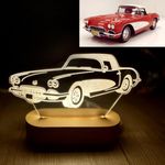 Custom Car Photo Engraved On A 3D N