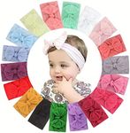 UYTWQS 18 PCS Baby Nylon Headbands 