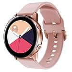 Syxinn Compatible with Strap Galaxy Watch Active/Active2 40mm/44mm Strap Band 20mm Silicone Wristband Bracelet for Galaxy Watch Active/Galaxy Active 2/Galaxy Watch 42mm/Gear S2 Classic/Gear Sport