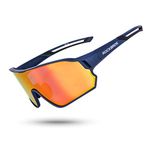 ROCKBROS Polarized Sports Sunglasses HD Glasses Neon Lens UV400 TR90 Frame Cycling Fishing Running Climbing for Women Man