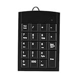 Numeric Keypad for Laptop, Wired Portable Mini USB Number Keyboard Number Pad for Laptop PC Computer Desktop Pro Notebook