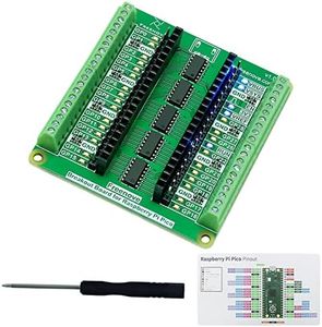 Freenove Breakout Board for Raspberry Pi Pico/Pico H/Pico W, Terminal Block Shield with Pin Header, GPIO Status LED