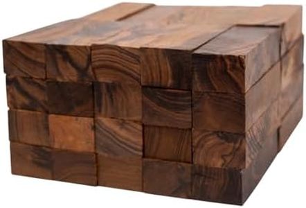 Premium Desert Ironwood Blanks — Pack of 40 — Hardwood Material — Exotic Wood Turning Blanks for Carving, Knife Handles Scales & Woodturning — Size 5 1/8" × 1 3/4" × 1 1/4" (A Grade)
