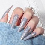 Press On Nails 24pcs French Tip Fal