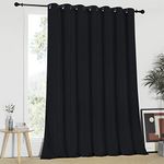 NICETOWN Black Curtain for Patio Do