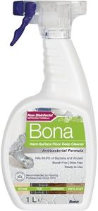 Bona Antibacterial Hard-Surface Floor Cleaner Liquid - for Stone, Tile, Laminate & LVT Floors - 1.1 Litre