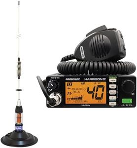 Kit Radio CB Président Harrison II ASC + Antenne CB PNI ML70, Longueur 70cm, 26-30MHz, 200W