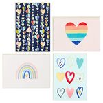 Hallmark Kids All Occasion Cards Assortment, 24 Blank Cards with Envelopes (Hearts)