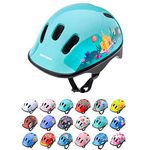 meteor Helmet For Baby Kids Toddler Childrens Boys Cycle Safety Crash Helmet Small Sizes For Child MTB Bike Bicycle Skateboard Scooter Hoverboard Riding Lightweight Adjustable Breathable KS06