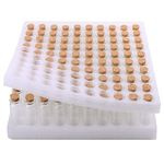 MAXMAU 100 Packs of Small Glass Bottles with Cork Stopper Tiny Clear Vials Storage Container for Art Crafts Projects Decoration Party Supplies 5ml/10ml/15ml/20ml (15ml - 100 Packs)