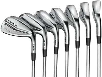 Cobra Golf 2022 King Forged Tec X Iron Set (Men's, Right Hand, KBS Tour Lite, Stiff Flex, 5-GW)