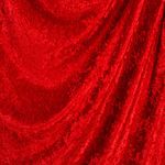 Red Crushed Velvet Fabric Craft Stretch Velour -150 cm Wide- Free UK