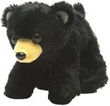 Wild Republic Black Bear Plush, Stu