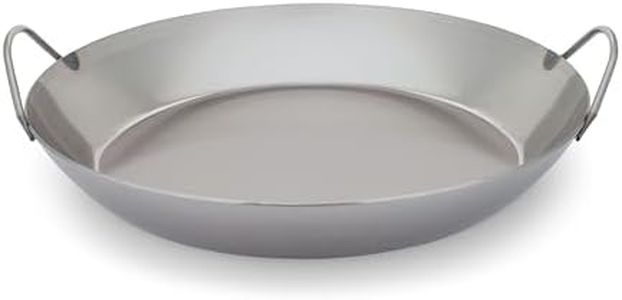 Matfer Bourgeat Black Steel Paella Pan (17 3/4")