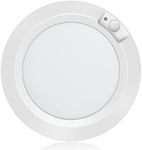 Motion Sensor Battery Operated Lights Indoor Awanber LED Closet Lights Battery Powered Motion Detector Stair Lights 210LM 6000K for Laundry Stairwell Hallway Shed Kitchen Cabinet - Cool White