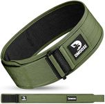 DMoose Auto Locking Squat Belt for Women and Men, Provides Lumbar Support & Stability, 4" Nylon Deadlifting Belt with Adjustable Buckle, Mens Weight Lifting Belt