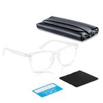 COOLOO Blue Light Blocking Glasses, Gaming Computer Glasses Anti Glare Headache Eyes Strain Glasses with Blue Light Filter, Super Light Weight Fashion