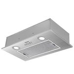 Ciarra Integrated Cooker Hood 52cm CBCS5913A Stainless Steel Built in Extractor Hood LED Light 3 Speeds Undercabinet Extractor Fan