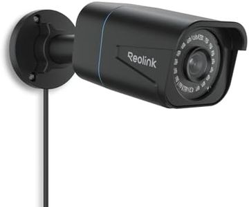 Reolink 4K Caméra IP PoE avec Détection Personne/Véhicule/Animal, Caméra de Surveillance Extérieure avec Etanche IP67, Fente pour Carte microSD, Vision Nocturne IR, Support Audio, Time Lapse, RLC-810A