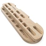 Synergee Wooden Hang Board/Climbing Board for Doorway - Hand Strengthener Equipment for Training Finger, Grip and Pull Up