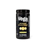 Vega Sport Pre-Workout Energizer, Lemon Lime (30 Servings) Vegan Preworkout Energy Powder, Gluten Free, 100mg Caffeine, Non GMO, 550g (Packaging May Vary)