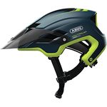 ABUS MonTrailer Mips Mountain Bike Helmet - Durable bicycle helmet for off-road use - for Women and Men - with Camera Mount - Blue, Size M