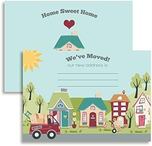 We’ve Moved, Change of Address Cards, 20 5x7 Fill In Cards with Twenty White Envelopes by AmandaCreation