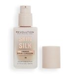 Makeup Revolution, Skin Silk Serum Foundation, Light to Medium Coverage, Contains Hyaluronic Acid, F6, 23ml