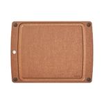 All-in-One 17.5" × 13" Cutting Board in Nutmeg