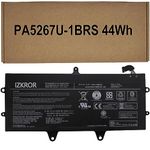 IZKROR PA5267U-1BRS 44Wh 3760mAh 3-Cells Laptop Battery Replacement for Toshiba Portege X20ND11N X20W X20W-D X20WD10E X20WD10Q X20WD10R X20WE X20WE10F X20W-E-10X X20W-E-100 Series PA5267U 11.4V