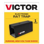 Victor M241B Indoor Electronic Humane Rat and Mouse Trap - No Touch, No See Electric Rat and Mouse Trap