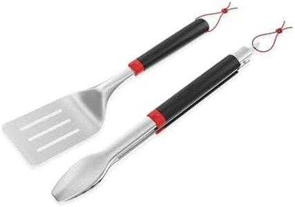 Weber Grillset/Zweiteilig, besteht aus Grillzange & Wender, komfortabler Griff, spühlmaschinenfest (3401326)