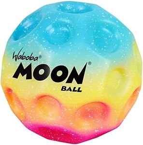 Waboba Moon Ball - 2.48" Rainbow Gradient - Outdoor Games Bouncy Balls for Kids And Adults - Kids Bouncing Ball Toys for Outdoor Backyard Play