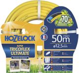 HOZELOCK - Ultimate Hose 12.5mm x 50m, Up To 70% Recycled PVC, Ultra-Light and Flexible, Re-Enforced PVC Layering, Anti-Twist and Anti-Crush Technology [7850P0000]