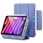 ESR for iPad Mini 7 Cover A17 Pro 2024, Case for Mini 6 2021 (6th Generation), Convenient Magnetic Attachment, Auto Sleep/Wake, Fully Supports Pencil Pro/USB-C, Slim and Silky, Rebound Series, Purple